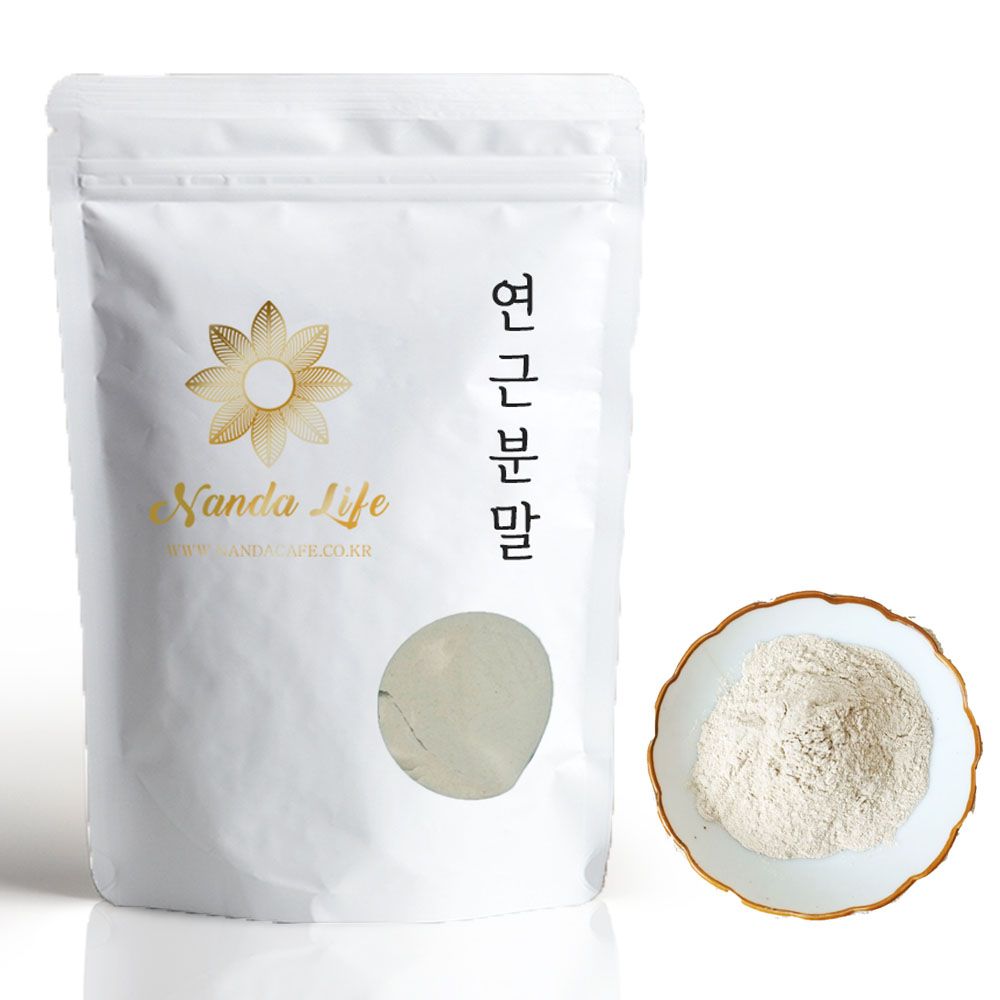 Nanda Life Pure Lotus Root Powder 200g 100% Korean Andong Origin Low-Temperature Dried Natural Vegetable Powder _ Made in Korea